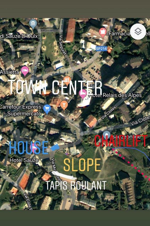 The Closest Location To The City Center And Chairlift Oulx المظهر الخارجي الصورة